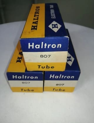 Haltron 807 Tubes [NOS] 3X